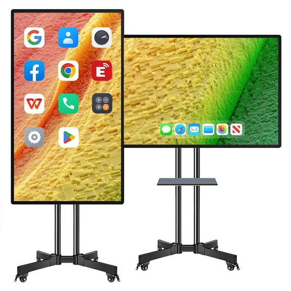 JYXCN Smart Board 49 Inch All-in-One Touch Screen Interactive Whiteboard with Dual System & Cloud Sharing Digital Whiteboard for Education & Office Smart TVs