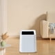 thumbnail image 1 of Mini Desktop Trash Can | Small Square Open Bin for Office, Living Room, Study, Coffee Table Organization | Plastic Waste Container | Multi-Use Storage | White/Gray/Pink/Blue/Black | 5.2x5.2x6 in | 1, 1 of 6