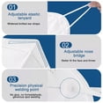 thumbnail image 4 of Mascarillas FFP2 KN95 Mascarillas 5 Capas Filtro Homologada Mascarillas Faciales Mascarilla Protectora Boca CE FFP2MASK Mascarilla Respiratoria, 4 of 5