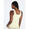 thumbnail image 3 of Joyspun Women's Ribbed Tank with Inner Bra, Sizes XS-3X, 3 of 7