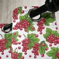 thumbnail image 3 of Ambesonne Nature Grommet Curtain, Grape Fruit Harvest, 50" x 108", Fern Green Ruby, 3 of 6