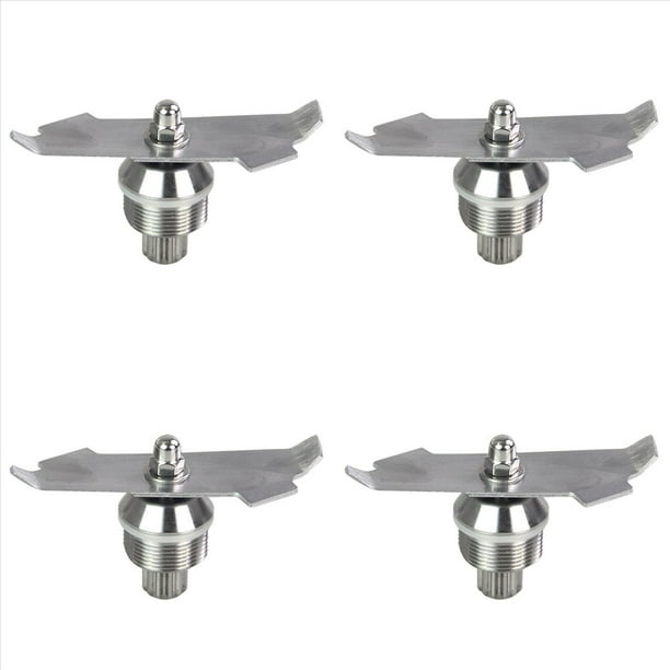 4X Ensamblaje de Cuchillas de Licuadora de Acero Inoxidable de Repuesto para Licuadora 015990 Contenedores de 64 Oz y 32 Oz