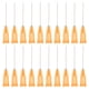 thumbnail image 1 of Agujas de dispensación Uxcell 23G, 102 piezas, aguja de dispensación de punta roma de 1 pulgada, naranja, 1 of 7