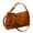 Brown, variant on Stylish Faux Sueded Leather Handbag Purse with Top Handle for Women's Elegant Shoulder Bag Purse for Work and Shopping