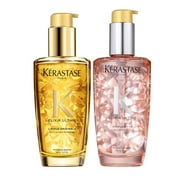 Elixir Ultime L'Huile Original & Rose Hair Oil 3.4 oz Each