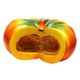 thumbnail image 2 of Artificial Autumn Pumpkin Vegetable Props Halloween Decoration Handmade Lifelike Size L, 2 of 9