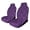 Color-2, variant on Purple Pastel Frame Car Seat Covers Car Accessories 2PCS Set Soft Front Seat Protector Cover