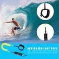 thumbnail image 4 of Surf SUP Board Leash,7mm TPU Coiled Stand Up Paddle Board and Surfboard Leashes,Padded Ankle Strap Leg Rope, 4 of 5