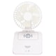 thumbnail image 4 of Ventilador de escritorio con cargador de teléfono inalámbrico, ventilador de escritorio portátil plegable recargable por USB, ventilador oscilante con luz nocturna, 4 of 5