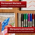 thumbnail image 2 of Sharpie Brush Twin Permanent Markers, Brush Tip Marker and Ultra Fine Tip Marker, Assorted, 12 Count, 2 of 5