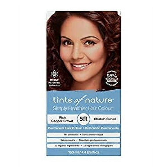 Tints of Nature 5R Rich Copper Brown Permanent Hair Colour, 4.4 Oz