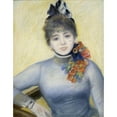 thumbnail image 2 of Pierre-Auguste Renoir 20x24 Gold Ornate Framed and Double Matted Museum Art Print Titled - Caroline Remy (C. 1885), 2 of 4