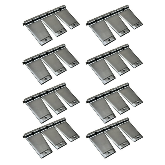 Caliber Guiding Flex Glides w/ Steel Fasteners for V-Front Trailers, 8 Pack