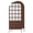 Brown, White, Gray, variant on 4FT Arch Backdrop Covers, Light Brown Wood Screen Wedding Arch Cover Stretchy, Farmhouse Country Wood Frame Chiara Arches Backdrop Stand Covers for Birthday Baby Shower Party Banquet Decor