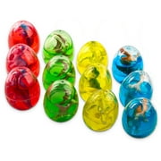 Neliblu Slime Putty Toy Filled Easter Eggs - With Dinosaur Surprise Toy - 2.5" Surprise Eggs - Perfect For Easter Hunts - Easter Basket Stuffers - Box of 12