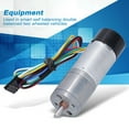 DC Geared Motor with Encoder Speed Measuring Signal Feedback Smart Car