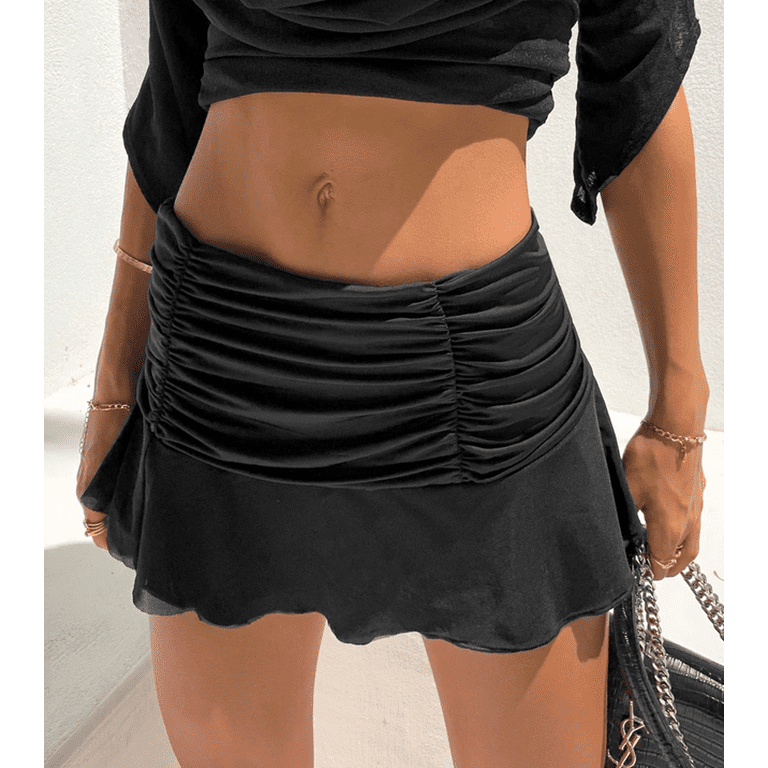 Elastic waist skirts hot sale walmart