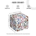 thumbnail image 4 of Picia sloth cartoon Pattern Tissue Box Cover,PVC Leather Square Holder,Tissue Box Holder with Magnetic Bottom,Facial Paper Organizer Dispenser-5.2"X5.2"X5.2", 4 of 7