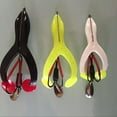 thumbnail image 2 of Fishing Tackle Bait Artificial Frog Soft Lure Crankbait with Metal Sequin Hook, 2 of 7