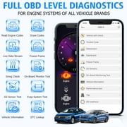 ANCEL BD300 Bluetooth Car Scanner OBD2 Scanner Fits for BMW & MINI & ROLLS-ROYCE Car Full System Diagnostic Tool Wireless Code Reader Automotive Performance Analyzer Auto Diagnostic Tool