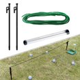 thumbnail image 1 of Ayuda de Alineación de Palos de Golf Indicador de Dirección de Golf para Mejorar Las Habilidades de Golf Equipo de Swing para Entrenador de Swing Comp verde shamjiam alineación de golf, 1 of 8