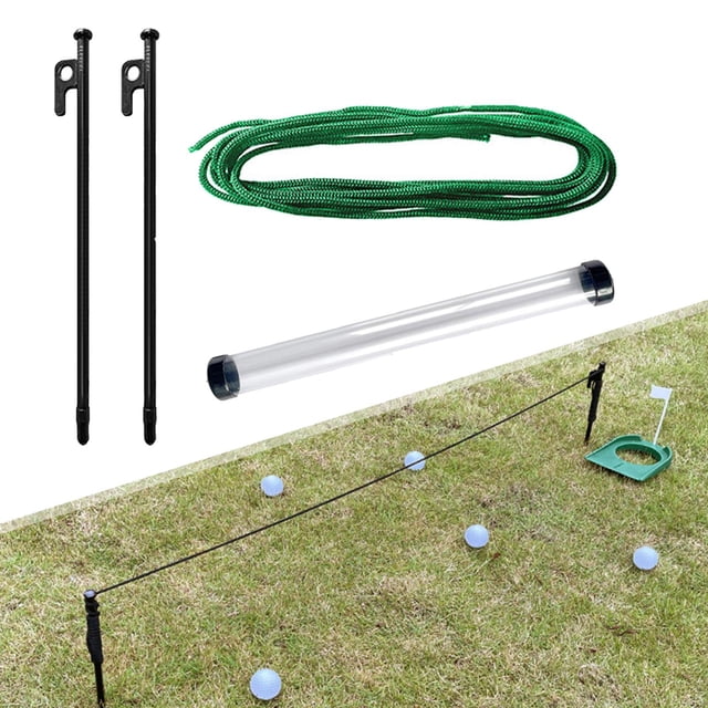 Ayuda de Alineación de Palos de Golf Indicador de Dirección de Golf para Mejorar Las Habilidades de Golf Equipo de Swing para Entrenador de Swing Comp verde shamjiam alineación de golf