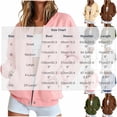 thumbnail image 3 of Wooowa Women's Solid Color Baseball Jacket Varsity Long Sleeve Casual Loose Cardigan Track Jacket, 3 of 9
