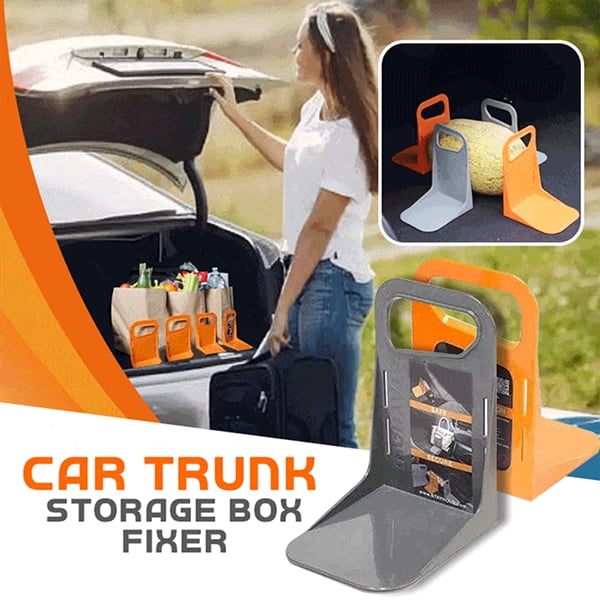 Multipurpos Car Trunk Accessory ZGHYBD Car Trunk Storage Box Fixer Mini Fixing Board Organizing Tool Grey Portable Universal Hold Up To 330 Lbs