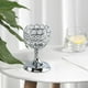 thumbnail image 4 of Candelabro de cristal para decoración de dormitorio y aniversario Plata S, 4 of 7