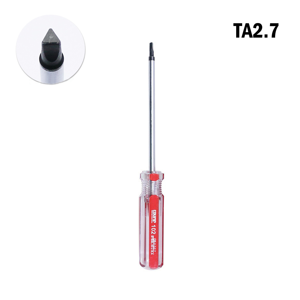 Tournevis Triangulaire Magnétique Uxcell - 2.3 Mm X 75 Mm - Manche En Cr-V - Neuf