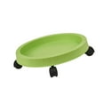 thumbnail image 1 of Vertical Flowerpot Tray Good Friction Stand Plastic Planting Pot Tray Lightweight Pallet with Four Matching Wheels Outdoor Home Blue, 1 of 9