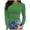 a-Green467128, variant on Women's T-Shirt Slim Fit Ribbed Crop Top Solid Color Long Sleeve Crewneck Soft Stretch Tees For Casual Daily Layering Wear Soft Top