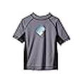 thumbnail image 3 of Kanu Surf Boys' Haywire UPF 50+ Sun Protective Rashguard Swim Shirt, Victor Charcoal, Large (12), 3 of 4