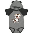 thumbnail image 3 of Inktastic Cute White Holstein Cow with Brown Spots Boys or Girls Baby Bodysuit, 3 of 5