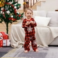 thumbnail image 3 of Onlypjs Family Matching Christmas Pajamas – Red Plaid "Merry Christmas" Holiday Sleepwear Sets for Women, Men, 3 of 5