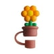 thumbnail image 1 of Tapas de silicona de colores con dibujos animados y cubiertas reutilizables para bebidas para niños, 1 of 4