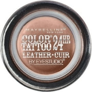 Maybelline Eyestudio ColorTattoo Leather 24HR Cream Eyeshadow, Creamy Beige, 0.14 Oz