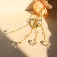 thumbnail image 4 of Sywqhk Carillón de viento de cristal Hexágono Metal Sun Hanging Ornament Home Garden Decor (B) Sywqhk Para estrenar, 4 of 9