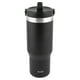 thumbnail image 4 of Termo Doble Pared de Acero Inoxidable con Asa y Popote, Negro, 900 ml, 4 of 4