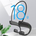 thumbnail image 3 of Auriculares ducción ósea del oído abierto Resistente al sudor Micrófono incorporado Respuesta de música Auriculares Bluetooth , negro, 3 of 8