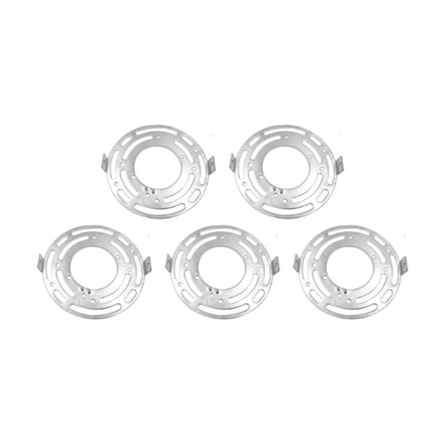 koolsoo 5 Pieces Light Fixture Mounting Bracket Round for Wall Lamp Mount Wall Light 105 mm