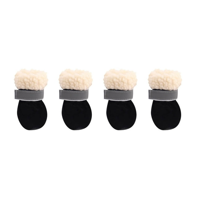 TIELUTT Bottes Durables pour Tous les Temps Chaussures de Protection avec Semelle et Bandes Réfléchissantes pour Accessoires de Randonnée en Plein Air Accessoires Miniatures pour Chiens de Traîneau Porte-Vélos Tapis de Bol Batterie pour Chiens