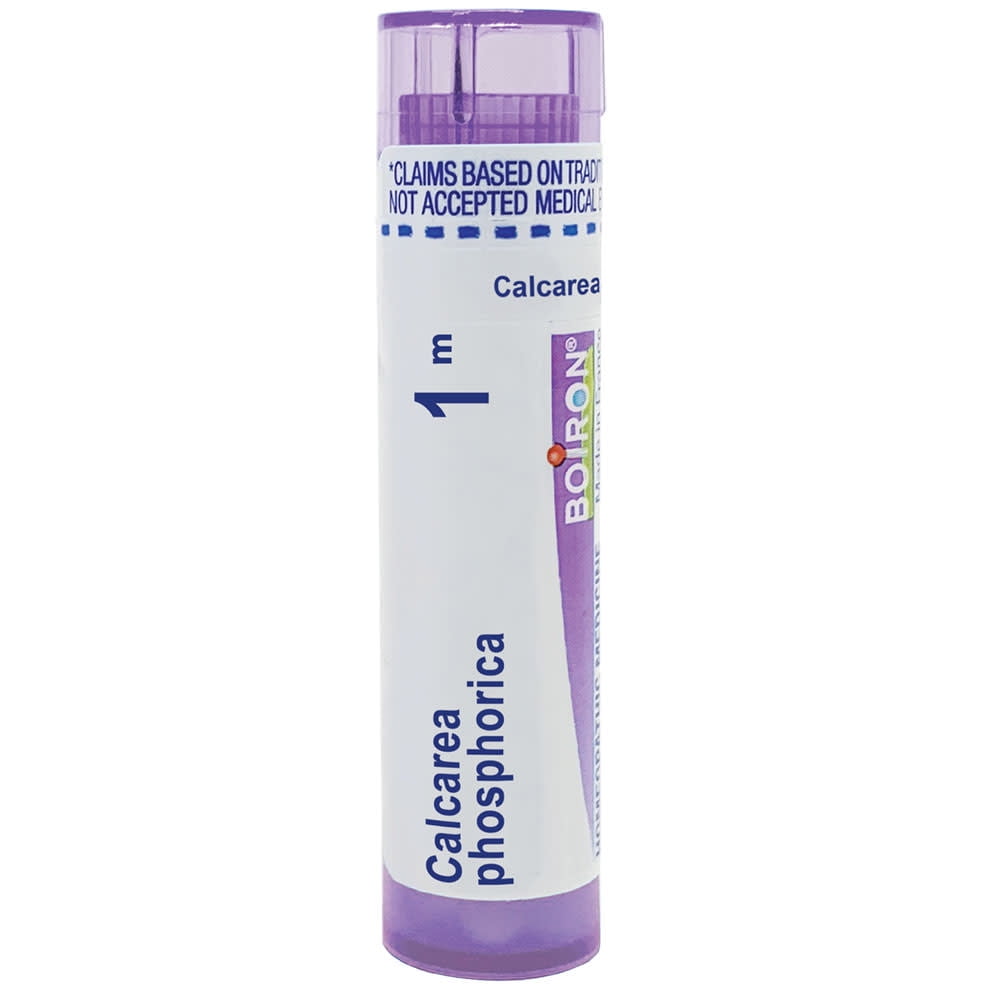 Boiron Calcarea Phosphorica 1M, Homeopathic Medicine for Growing Bone Pain Relief, 80 Pellets