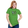 thumbnail image 3 of Life is Crap Ugly Christmas Sweater Plus Size Crewneck Graphic Tee Shirt Brisco Brands 3X, 3 of 5