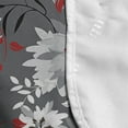 thumbnail image 4 of Floral Microwave Oven Cover, Spring Season Illustration with Greyscale Backdrop Nature Composition, Water Resistant Organizer with Pockets Kitchen, 36" x 12", Pale Grey Vermilion Grey, by Ambesonne, 4 of 4