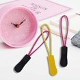 thumbnail image 4 of 10 Pieces Bright Color Zipper Extension Plastic PVC Sport Clothes Zipper Head Pulls Random Color, 4 of 9