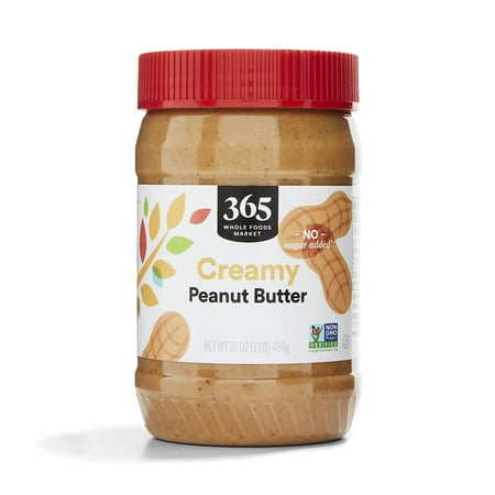 365 by Whole Foods Market  Creamy Peanut Butter With Salt  16 Ounce 1 Pound (Pack of 1)