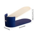 thumbnail image 3 of EGNMCR Storage Containers Color Blocking Adjustable Shoe Storage Artifact Shoe Cabinet Storage Shoe Rack Saves Space For Home Use Shoe Storage Double-layer Plastic Shoe Holders Plastics storage rack, 3 of 6