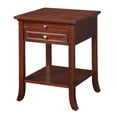 thumbnail image 1 of American Heritage Logan End Table in Espresso Mahogany Wood Finish, 1 of 3