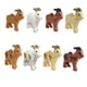 thumbnail image 2 of Animal partículas pequeñas orangután ensamblado bloques de construcción partículas pequeñas bloques de construcción tiburón pato cabra leopardo gatito cerdo, 2 of 6